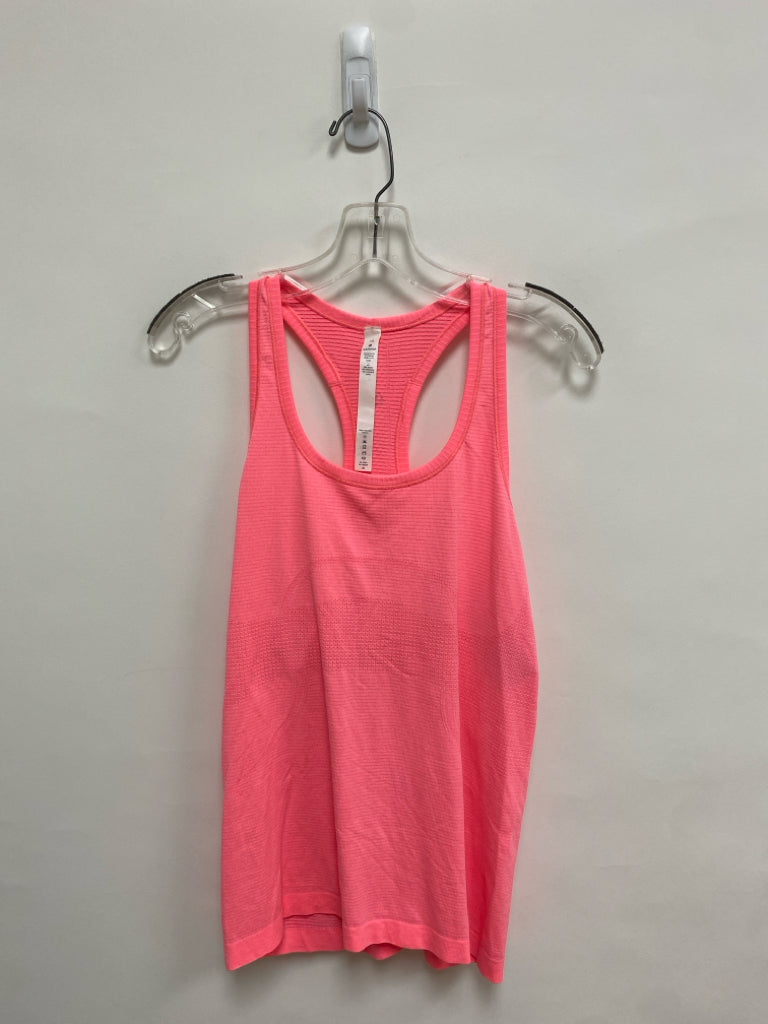 NWT Lululemon Size 10 Neon Pink Sleeveless Athletic Top