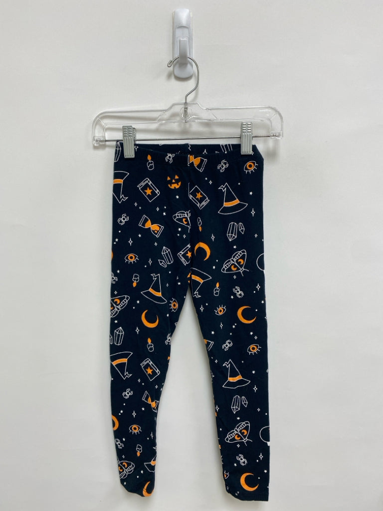Cat &amp; Jack SIZE 5T Black White/Orange Halloween Girl&