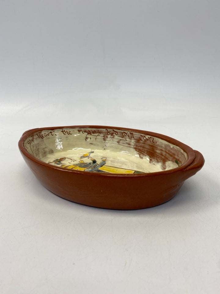 Brown Cream Pottery