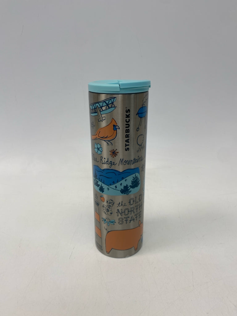 Starbucks Silver Multi Color Tumbler