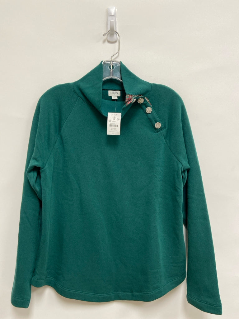 NWT J Crew Size S Green Turtleneck Ladies Top
