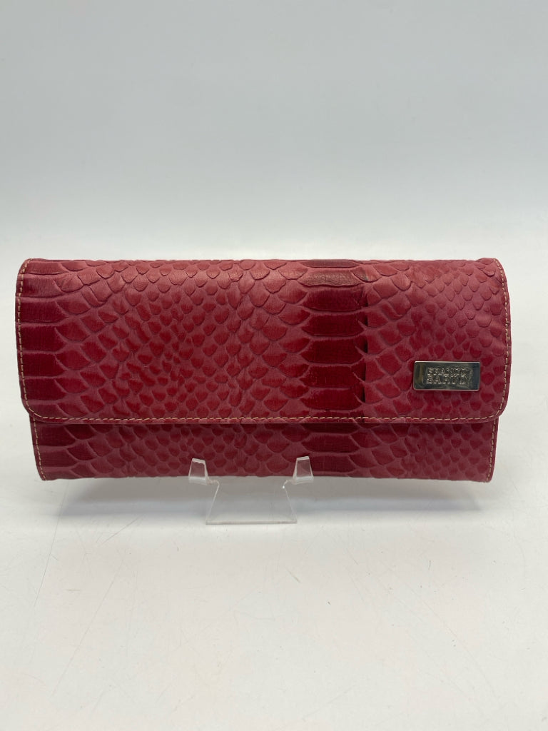 NWT Franco Sarto Pink Snakeprint Wallet