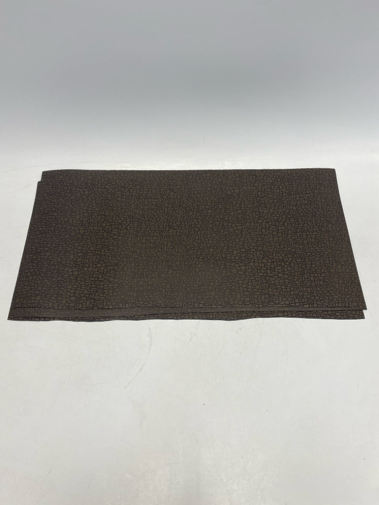 Dept. 56 Brown Embossed Christmas