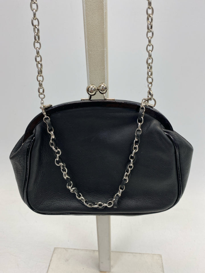 Black Green Sequined Handbag