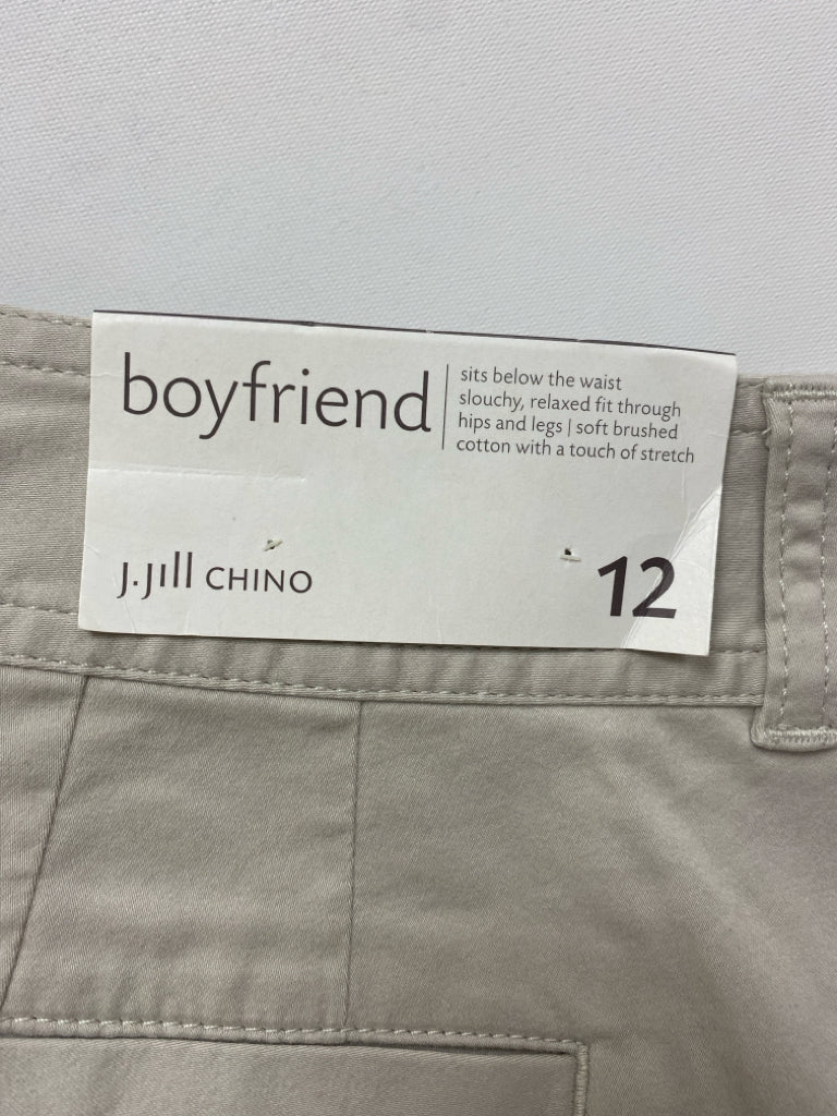 NWT J Jill Size 12 Beige Ladies Pants