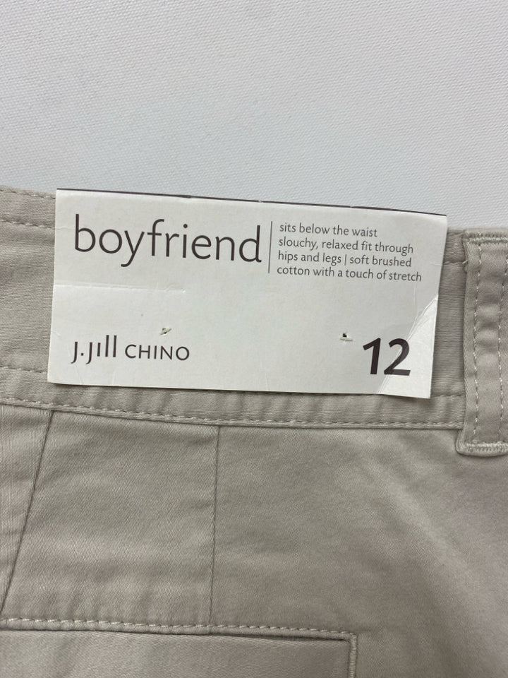 NWT J Jill Size 12 Beige Ladies Pants