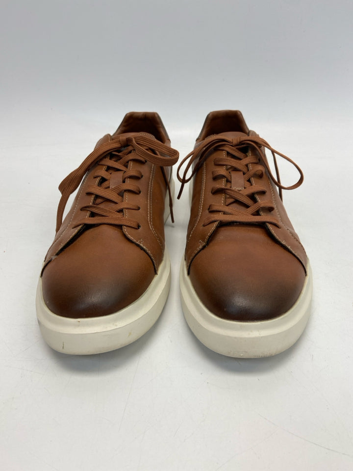 Perry Ellis Size 11.5 Brown Lace-Up Men&
