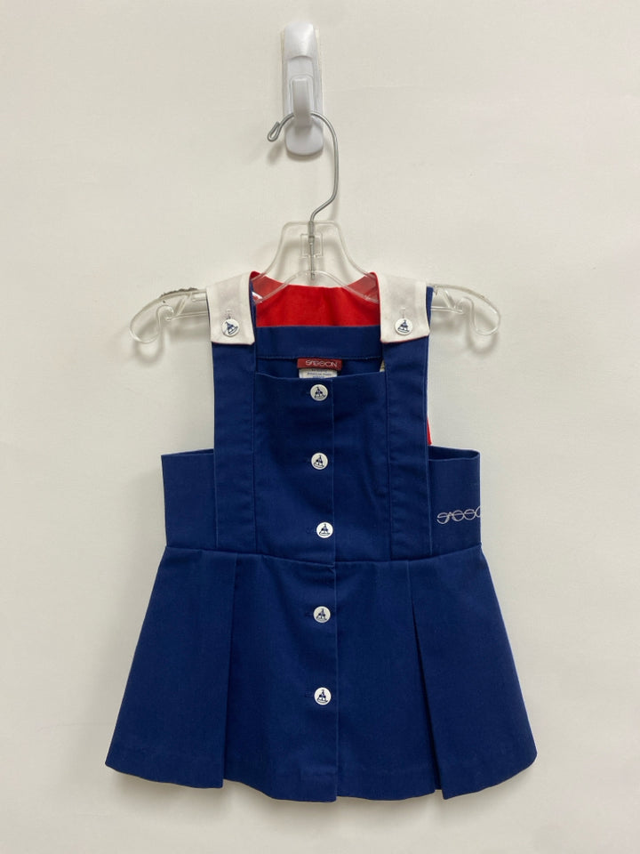 SIZE 2T Navy White Girl&