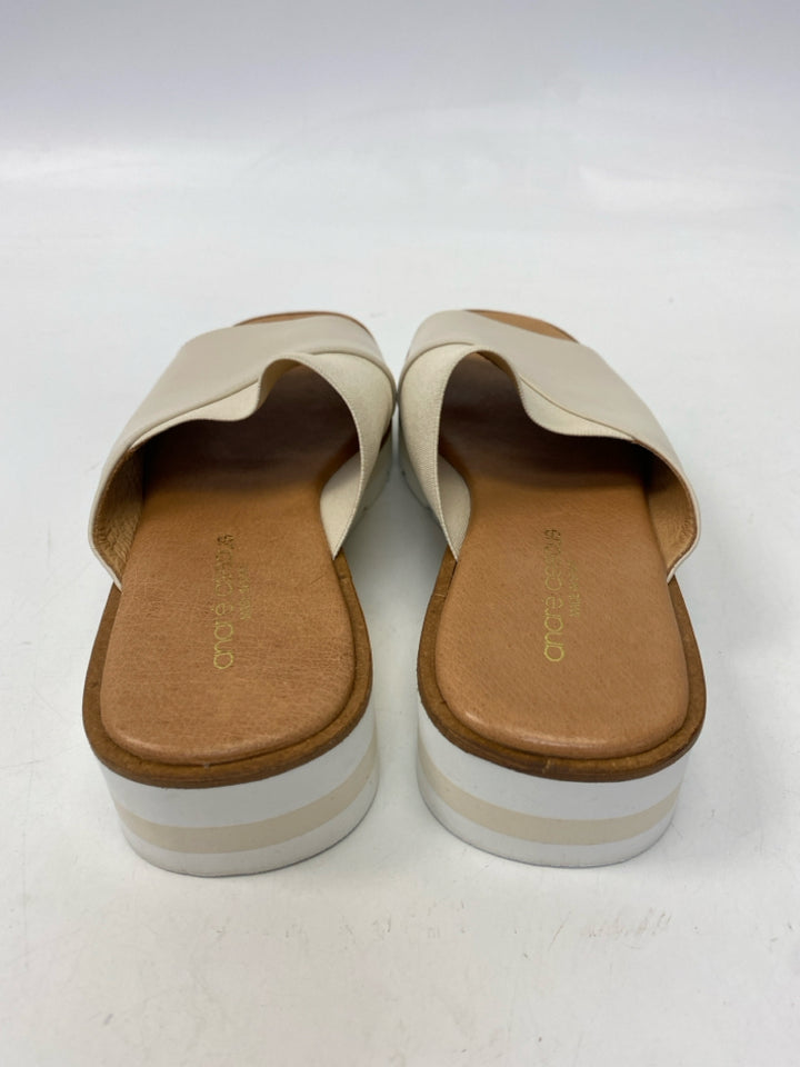 Andre Assous  Size 38 Cream Sandals