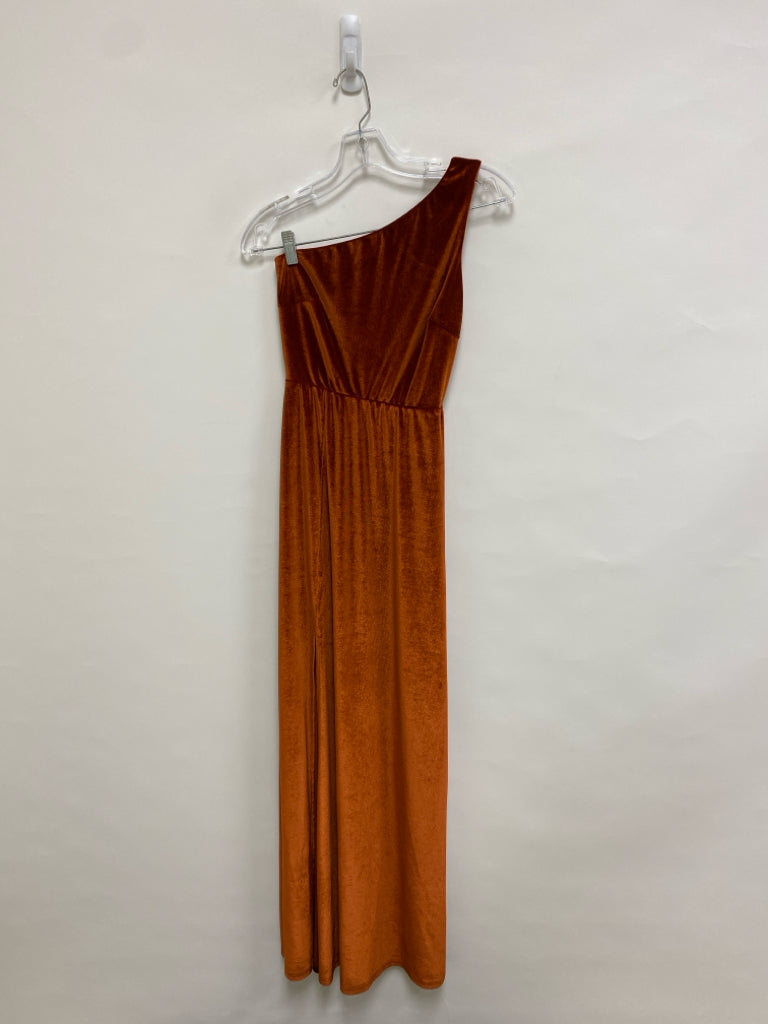 BALTIC BORN Size XS Terra Cotta Sleeveless Velour Ladies Dress