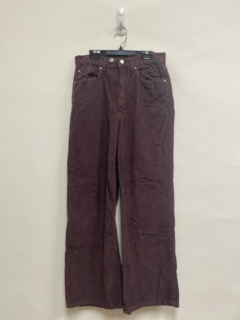BDG Size 29 Dusty Purple Wide Leg Corduroy Ladies Pants