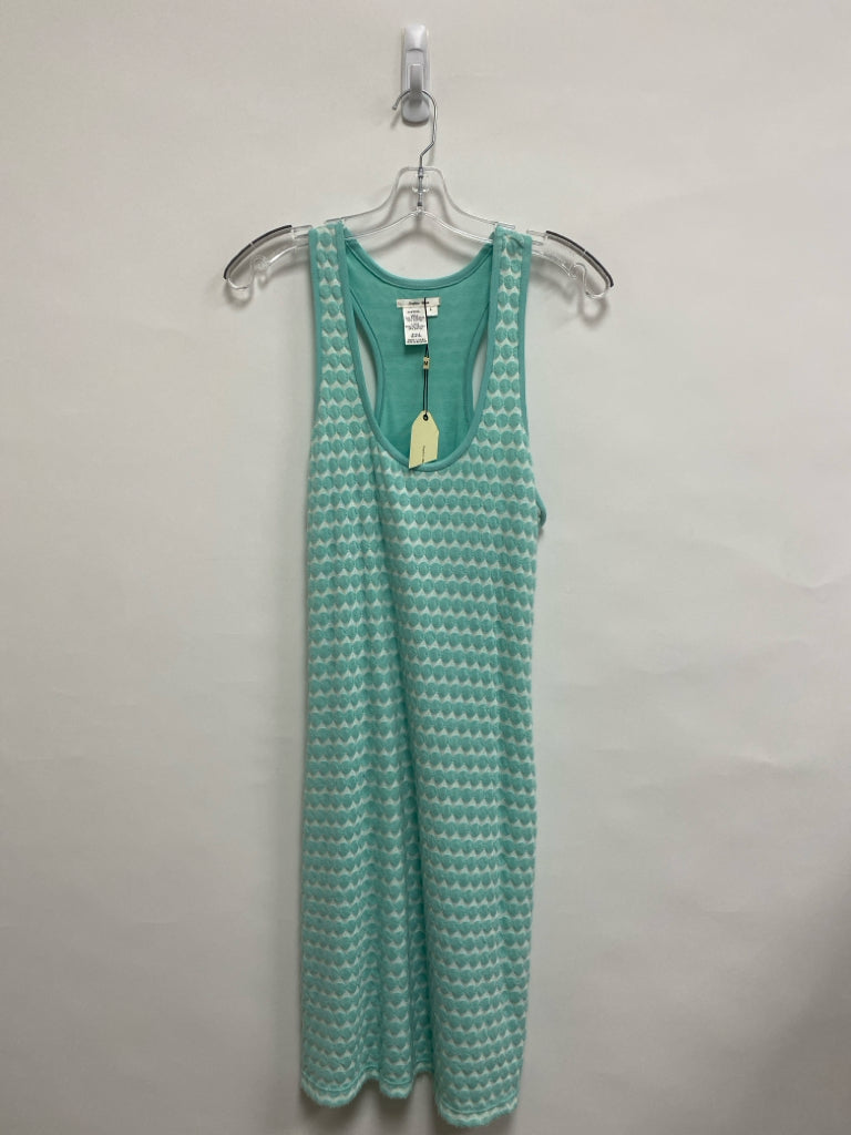 NWT Sophie Max Size L Mint Green White Shells Sleeveless Ladies Dress