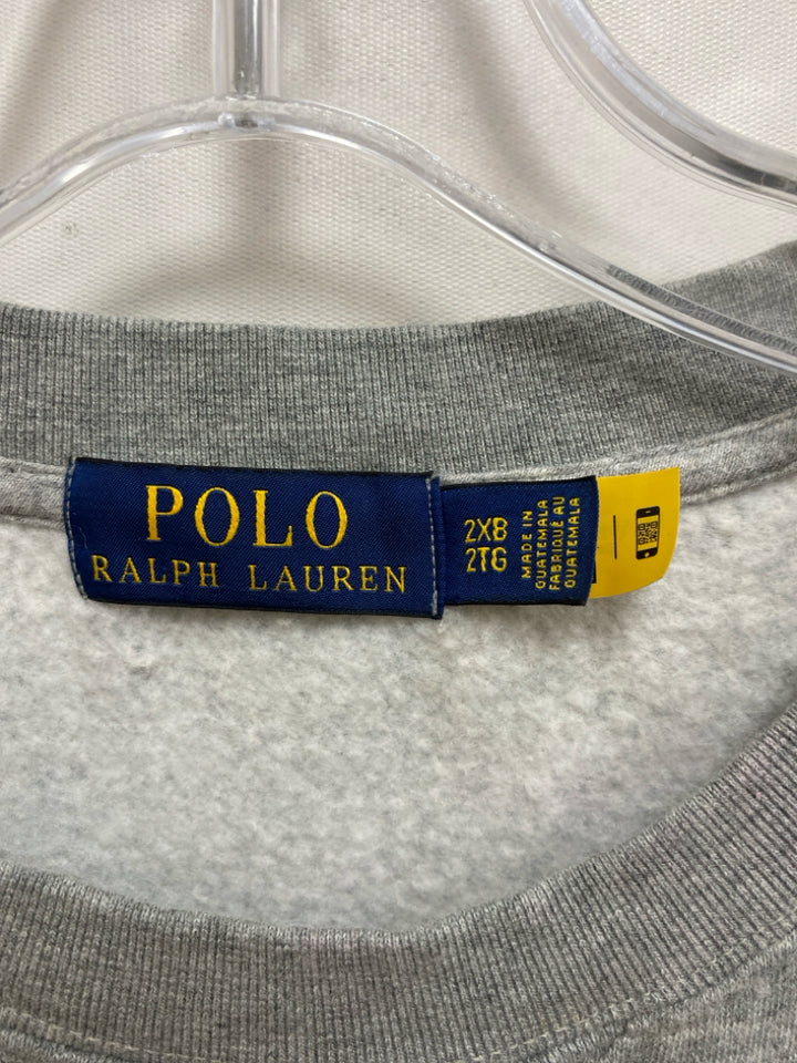 Ralph Lauren Size 2X Gray Tan/blue Bear Men&