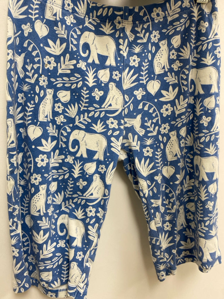 Mini Boden SIZE 12 Blue White Animals Girl&