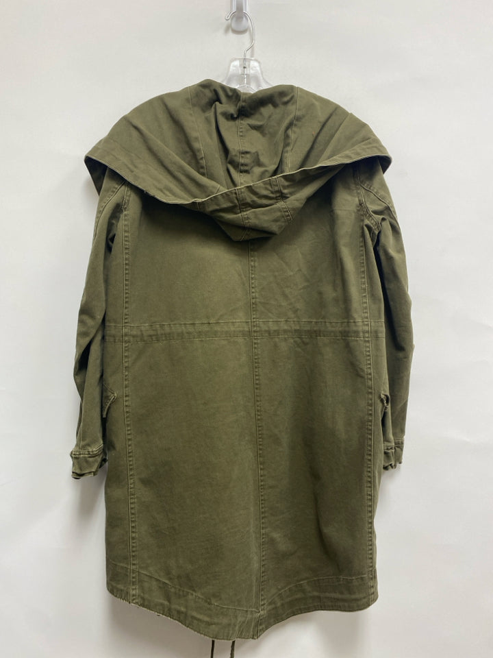 Size M Dark Green Zip Down Ladies Jacket
