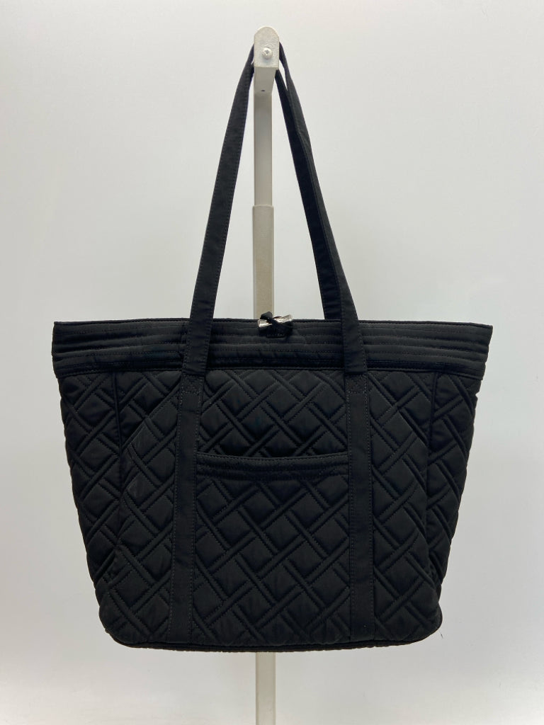 Vera Bradley Black Quilted Fabric Tote Bag