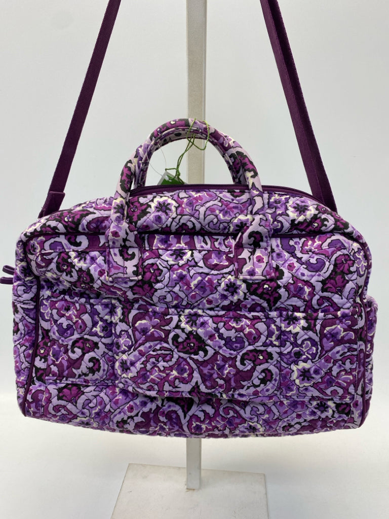 Vera Bradley Purple Floral Duffle Bag