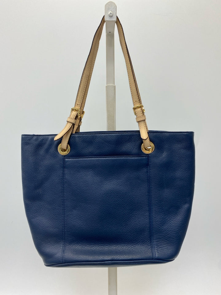 Michael Kors Navy Tan Handbag