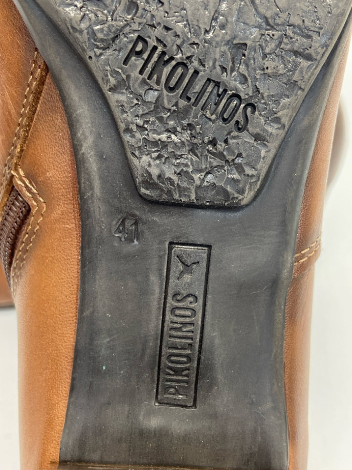 Pikolinos  Size 41 Brown Side Zipper Boots