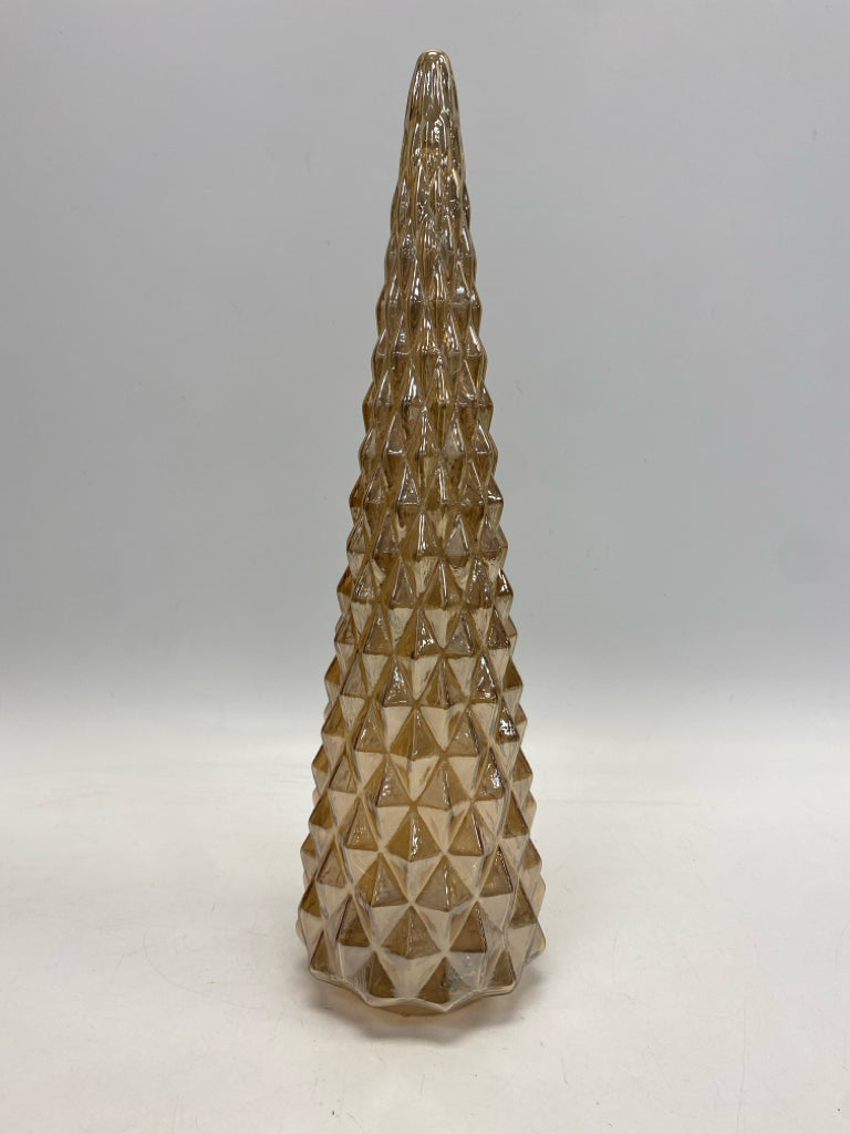 Gold Knobby Glass Christmas