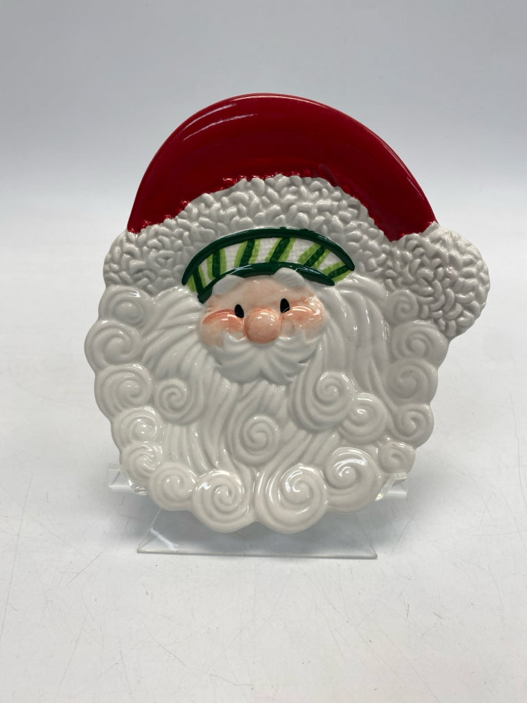 Fitz/Floyd White Red Christmas