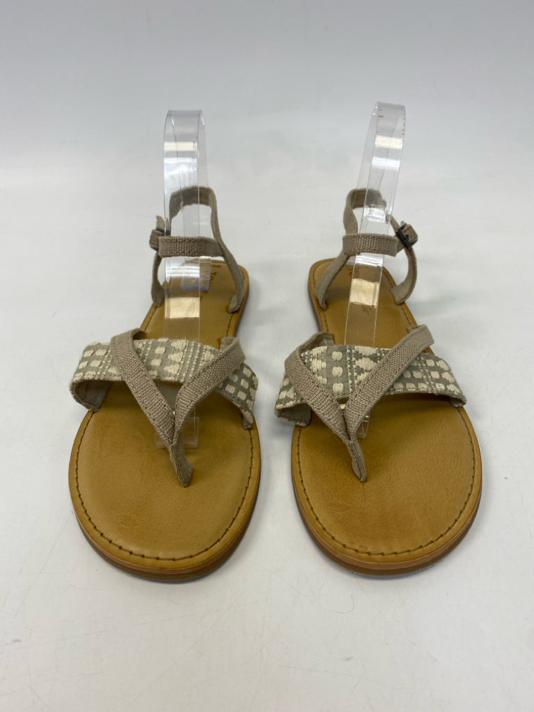 Toms  Size 8.5 Cream Sandals