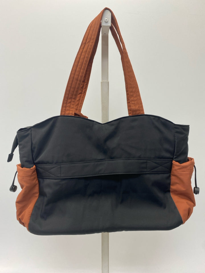 Lovevook Black/Cream Black Nylon Tote Bag