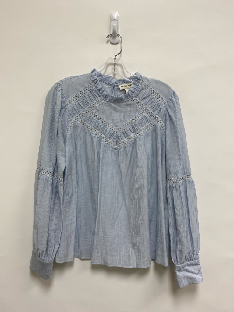 Laura Ashley Size S Pale Blue Ladies Top