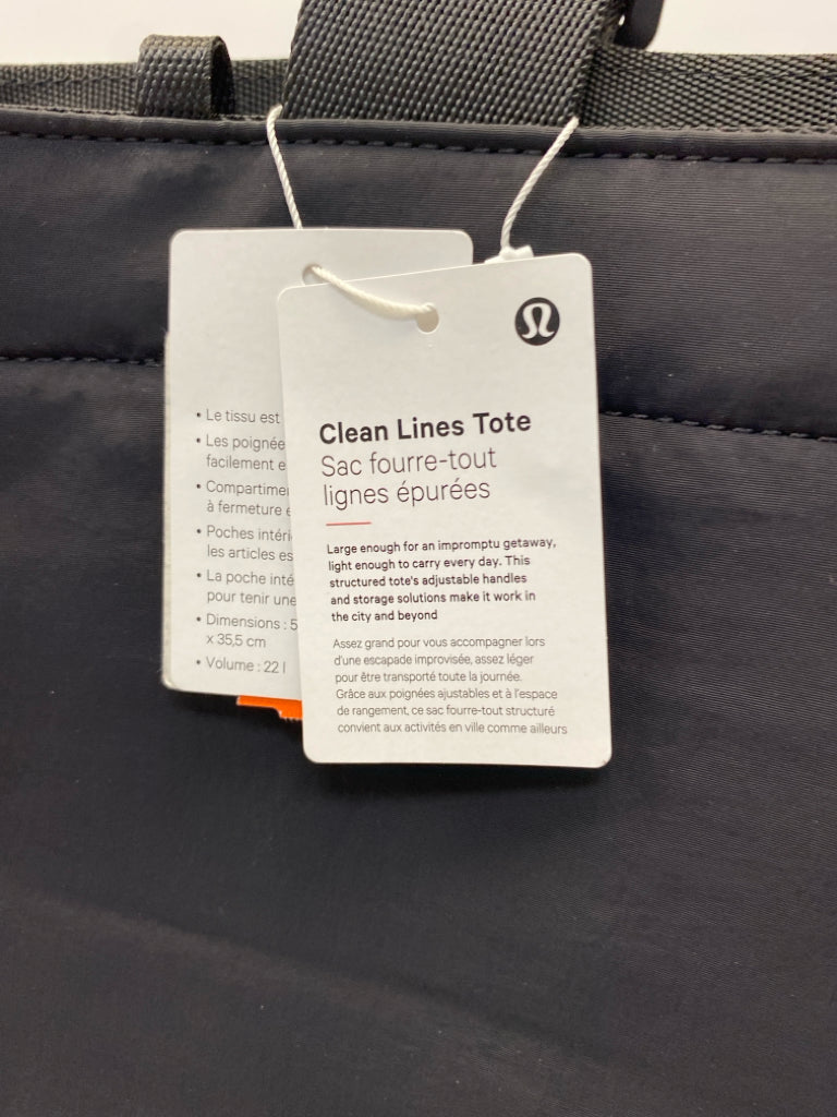 NWT Lululemon Black Tote Bag