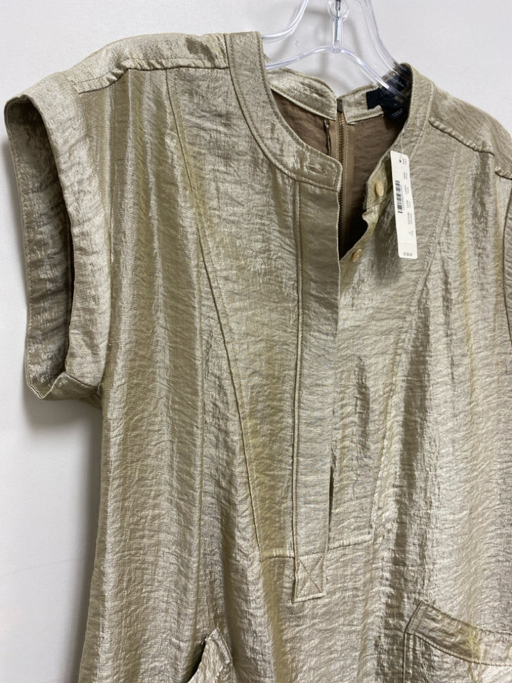 NWT J Crew Size 4 Sage Beige Shimmery Ladies Dress