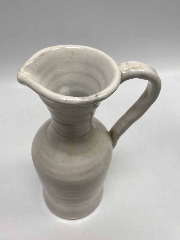 Cream Crackle Ceramic Vase