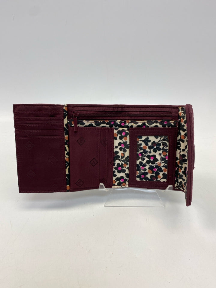 Vera Bradley Burgundy Quilted Wallet