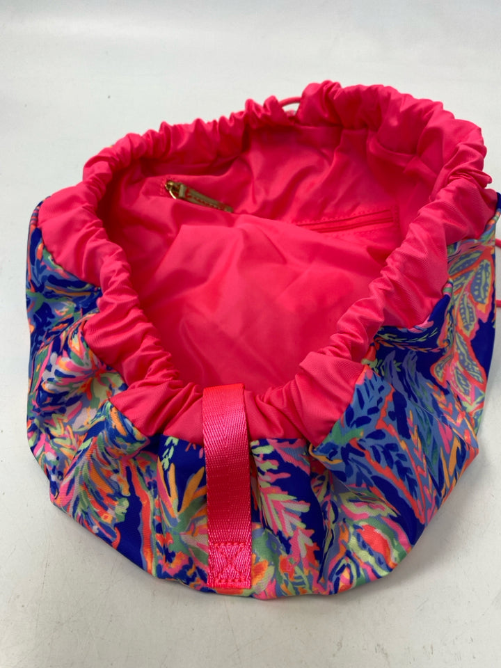 LILLY PULITZER Blue Pink/Multi Make-up Bag