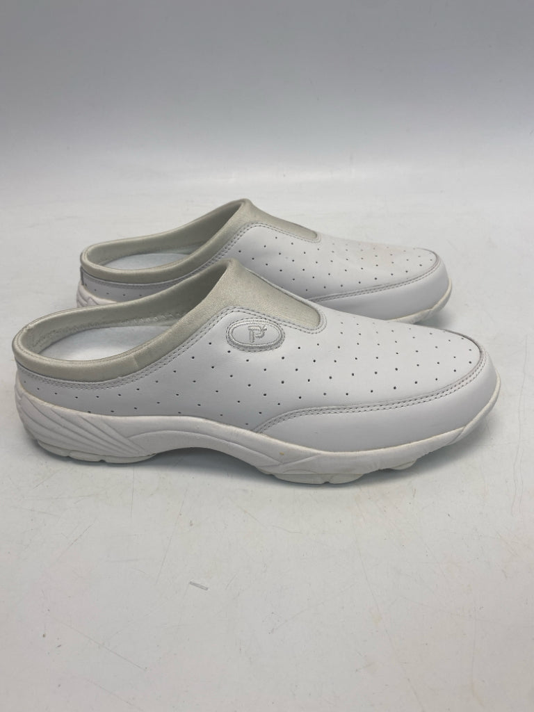 NWOT Propet  Size 9.5W  White Perforated Sneakers **WIDE**