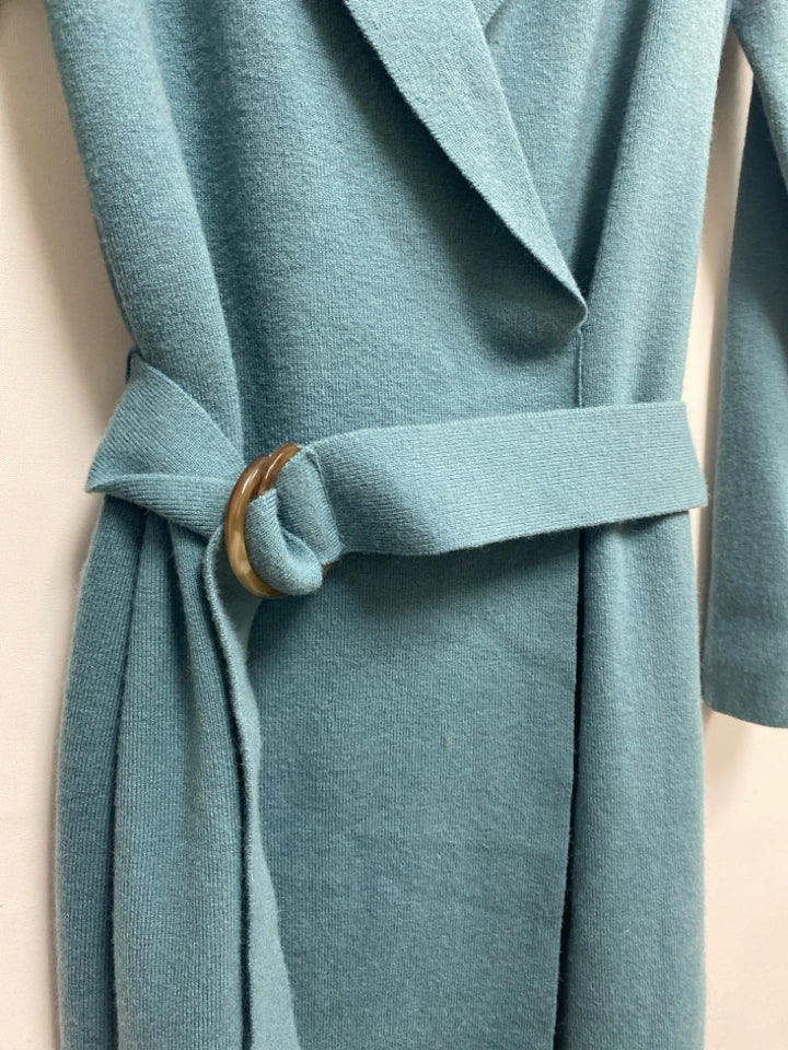 NWT Ann Taylor Size SP Blue Long Sleeve Petite Dress