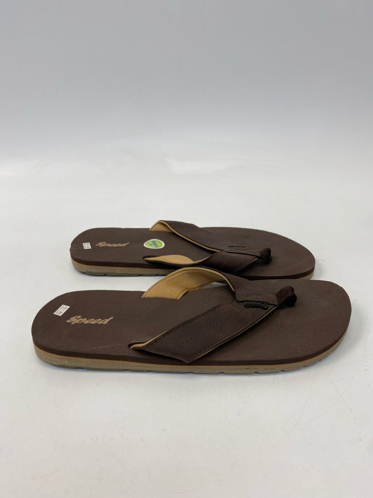 Size 10 Brown Men&