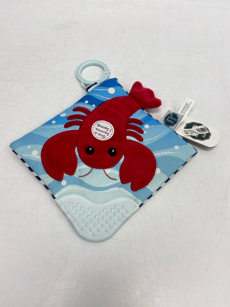 NWT Mary Meyer Blue Red Crab Misc. Baby Gift