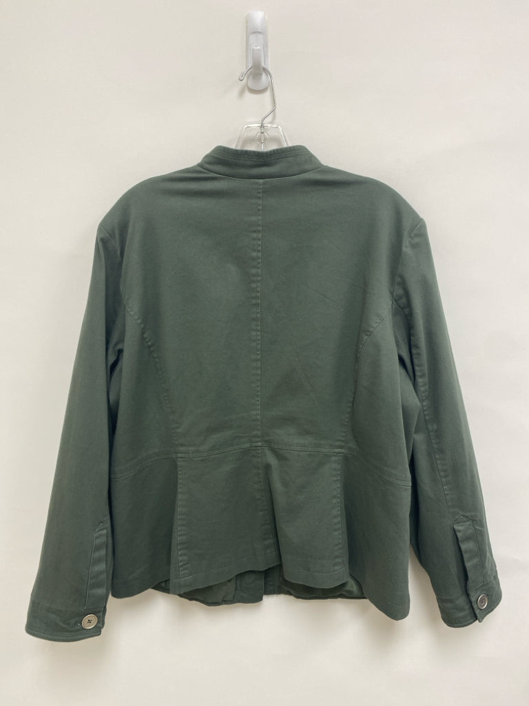 Mossimo  SIZE  20W Dark Olive Button Up Plus Size Jacket