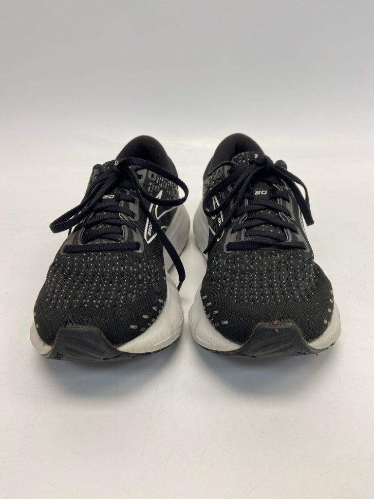 Brooks  Size 8 Black Lace-up Sneakers