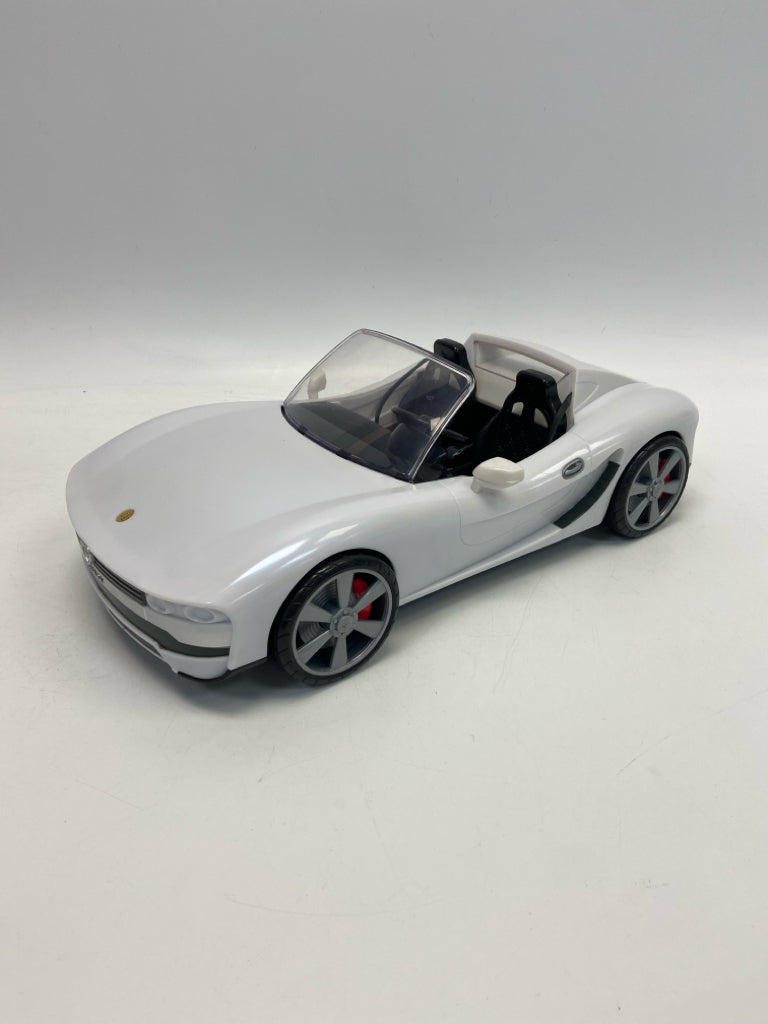 White Lit Car