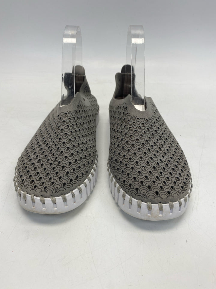Ilse Jacobsen Hornbaek EU Shoe Size 39 Gray Perforated Sneakers