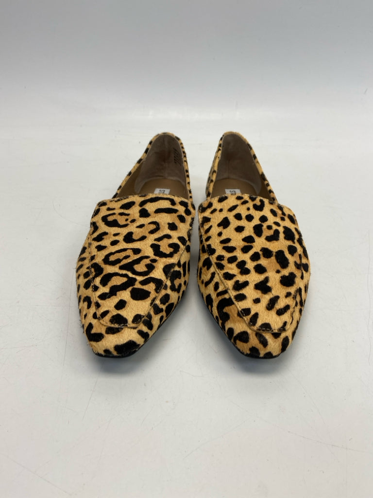 NWOT Steve Madden  Size 8.5 Tan Black Animal Print Flats