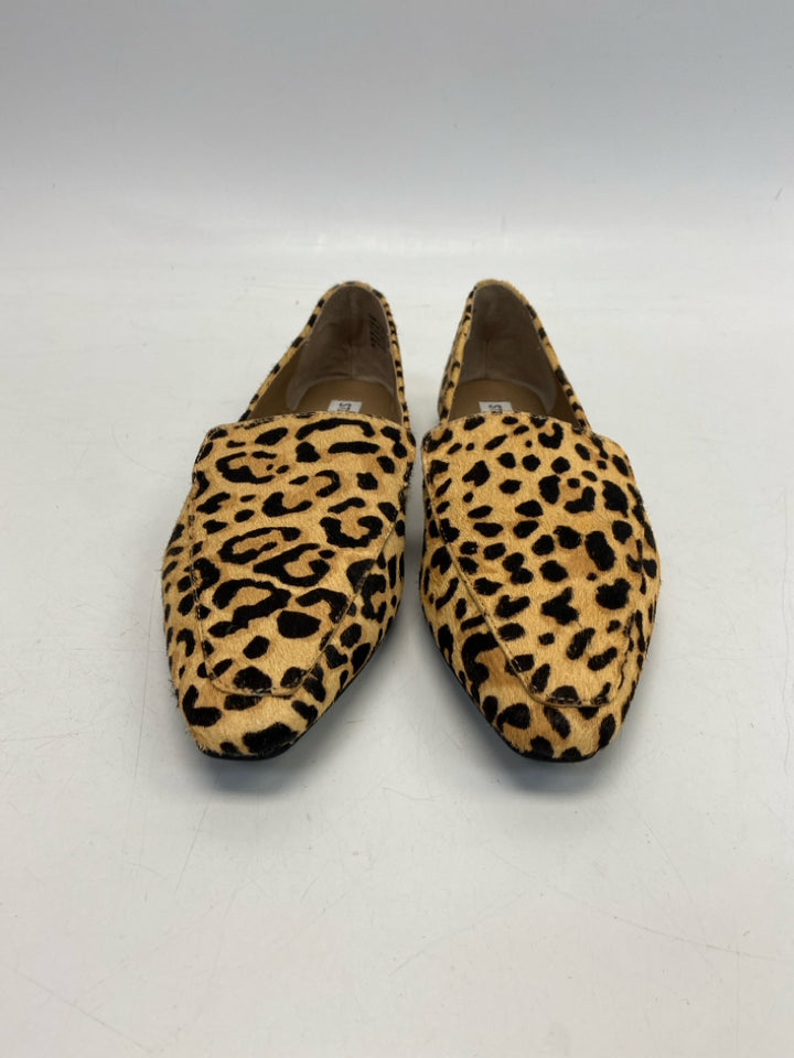 NWOT Steve Madden  Size 8.5 Tan Black Animal Print Flats