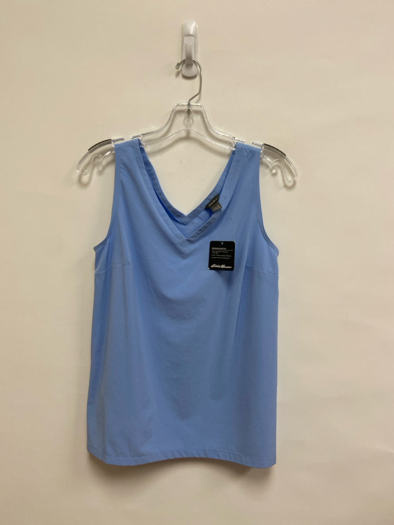 NWT Eddie Bauer Size S Blue Sleeveless Ladies Top