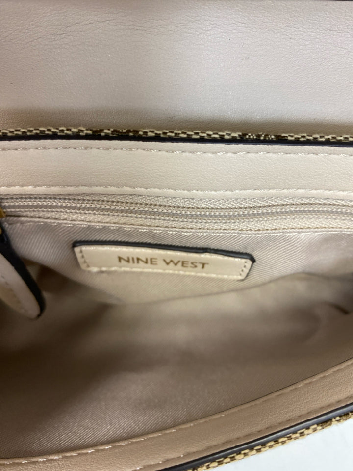 Nine West  Size Brown Print Crossbody