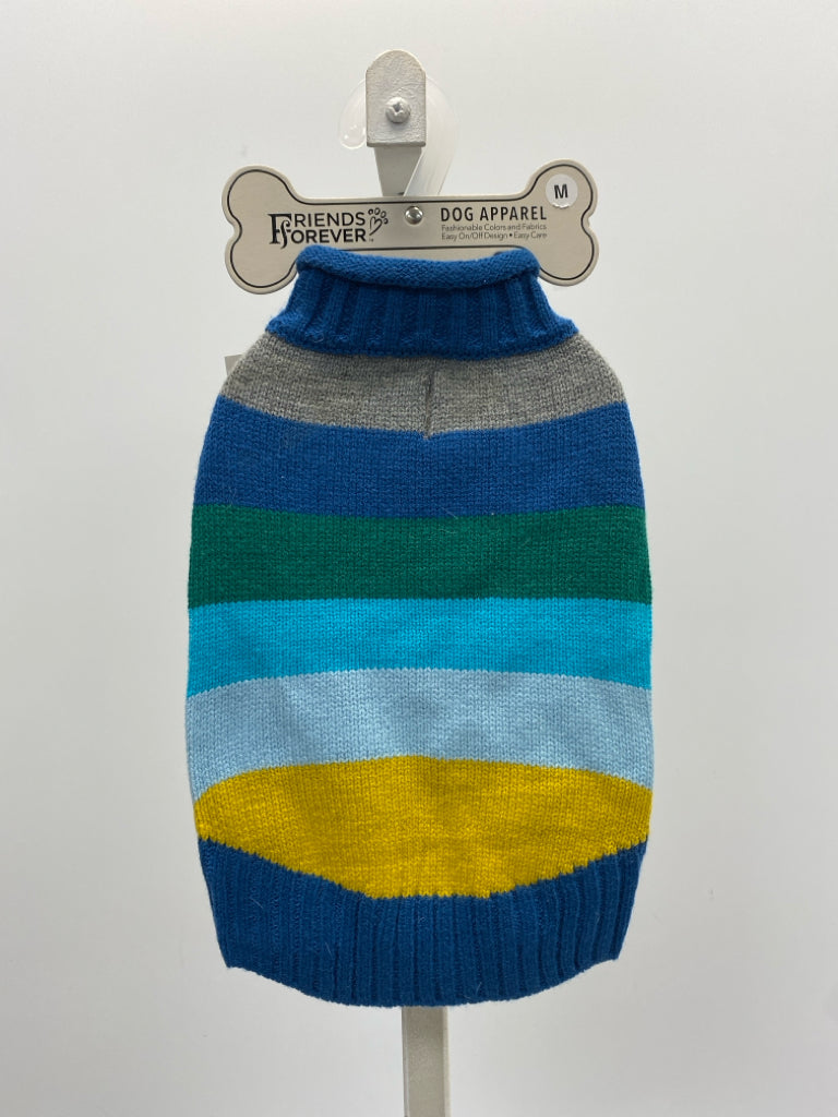 NEW Blue Multi Color Pet Clothing