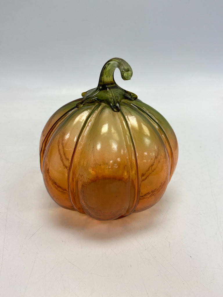Orange Green Glass Fall