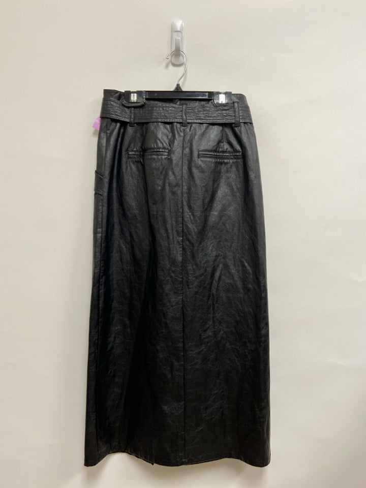 NWT Rails Size S Black Faux Leather Ladies Skirt