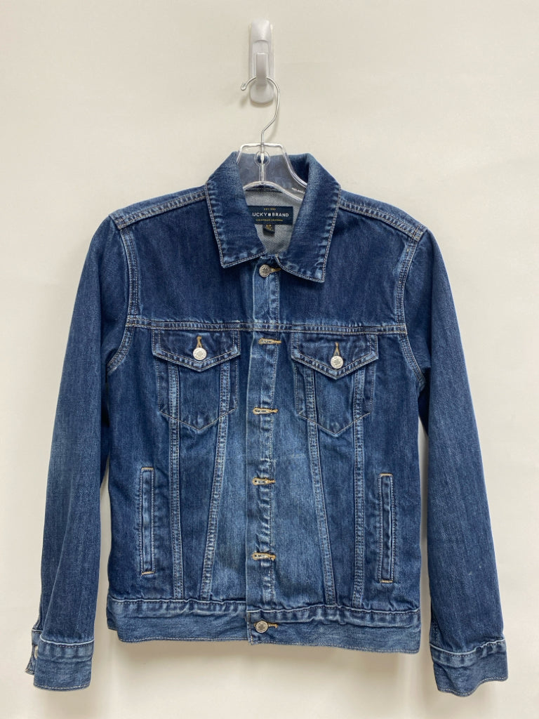Lucky Brand Size S Blue Button Down Denim Ladies Jacket