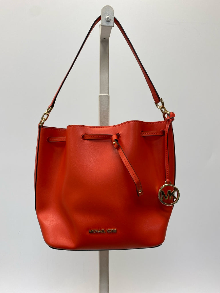 Michael Kors Dark Coral Drawstring(s) Handbag